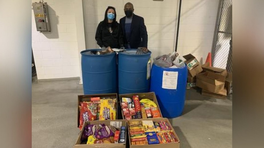 The Dayton Foodbank receives 750 pounds of food from RTA Dayton Daily